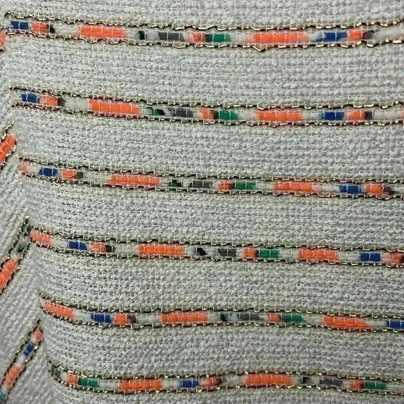 Anthropologie Maeve Lucaya Swing Multi-Colored Tweed Skirt Size 12 - Picture 2 of 9